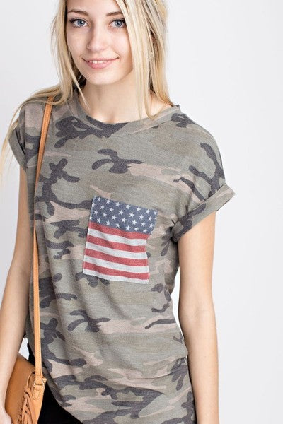 American flag shop shirt women's