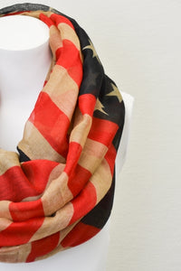 American Flag Infinity Scarf - Heart & Soul Clothing Co.