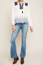 Embroidered Bell Sleeved Blouse (Mother: Mommy and Me) - Heart & Soul Clothing Co.