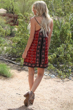Red & Black Double Strap Sundress - Heart & Soul Clothing Co.