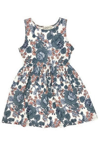 Floral Sleeveless Dress - Heart & Soul Clothing Co.