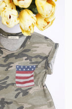 Short Sleeve Camo Flag Shirt (child size)